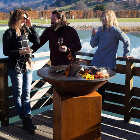 Угольный гриль Ofyr Classic Storage 100 с поленницей