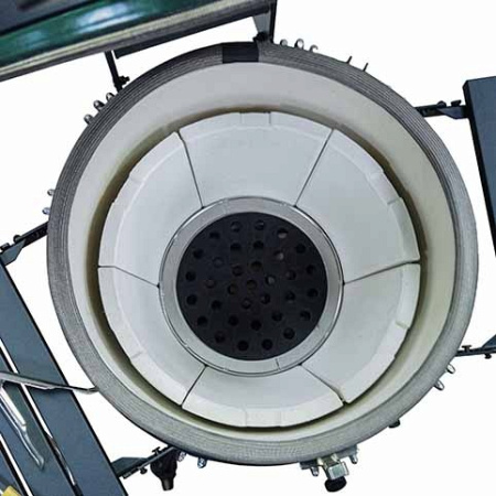 Керамический угольный гриль DinoEgg Classic Green