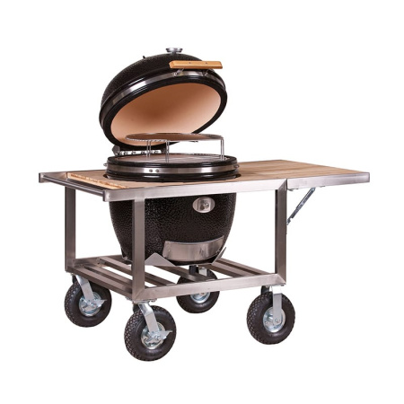 Тележка Багги для гриля LeChef NEW с боковым столиком из тикка