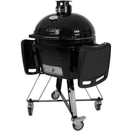 Керамический гриль барбекю Primo Oval 300 Family All in One с подставкой и столиком