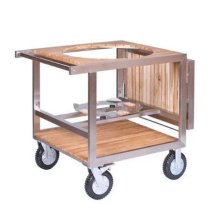 Тележка Багги для гриля CLASSIC NEW с боковым столиком из тикка 