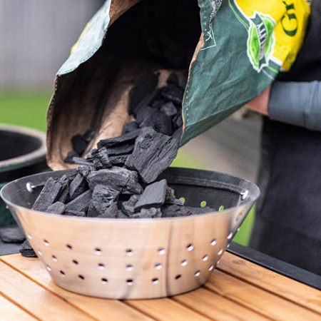 Стальная чаша для угля для гриля Big Green Egg XXL