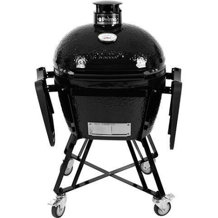 Керамический гриль барбекю Primo Oval 300 Family All in One с подставкой и столиком