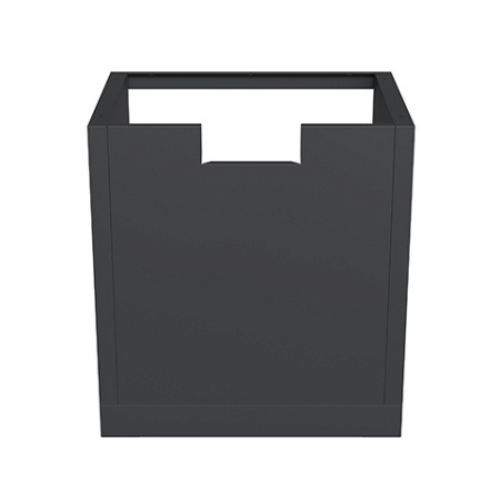 Тумба-основание для овальных керамических грилей черная Онтарио