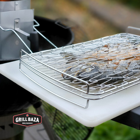 Сетка для жарки рыбы и овощей Grillbaza, нержавеющая сталь