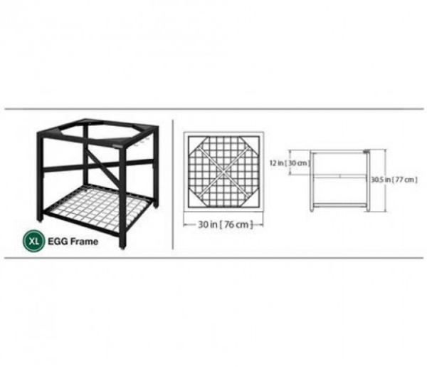 Керамический гриль размер XL на модульной подставке