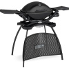 Газовый гриль Weber Q 2200 Black Line на подставке