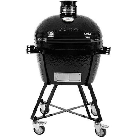 Керамический гриль барбекю Primo Oval 300 Family All in One с подставкой и столиком