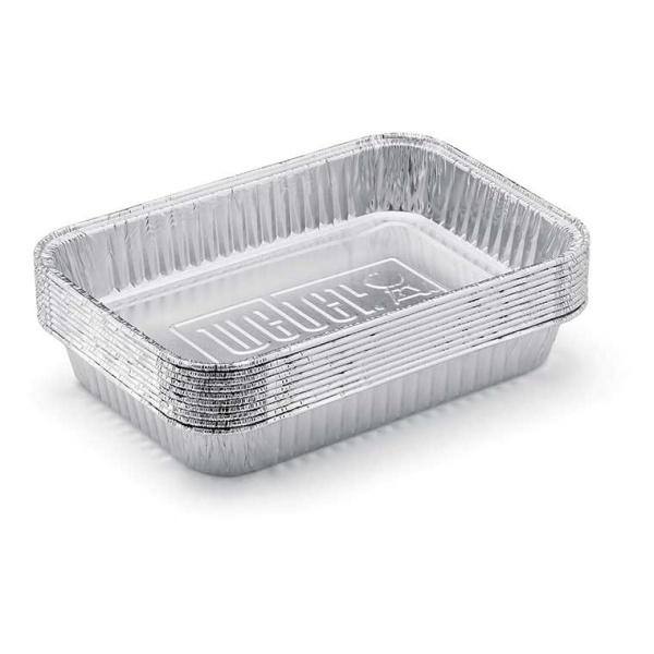 Алюминиевые поддоны для сбора жира, маленькие, 10 штук.