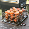 Решётка для мясных чипсов Grillbaza, нержавеющая сталь, аксессуар для печи