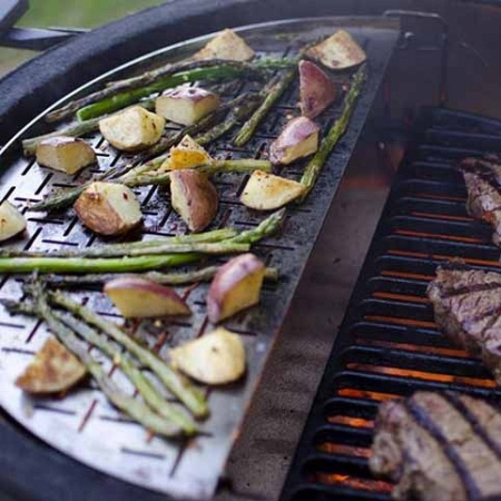 Противень полукруглый для рыбы и овощей для гриля Kamado Joe Big