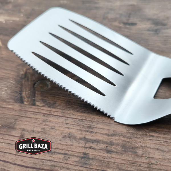 Лопатка для гриля, нержавеющая сталь