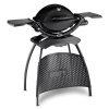 Газовый гриль Weber Q 1200 Black Line c подставкой