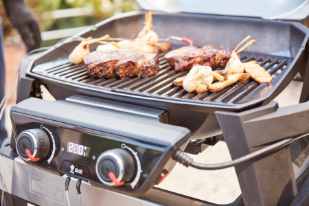 Электрический барбекю Weber Pulse 2000 на подставке - тележке, черный, для кухни