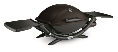 Газовый гриль Weber Q-2200, черный, с подставкой-тележкой