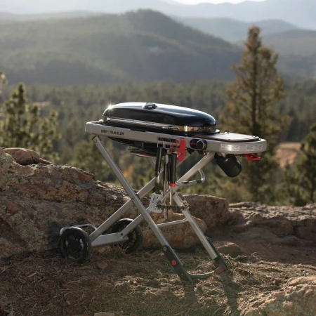 Weber Traveler гриль газовый портативный, черный