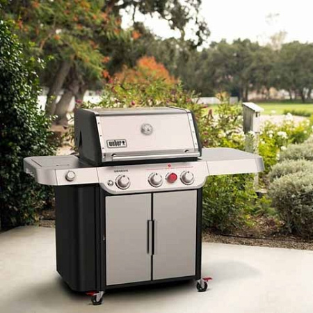 Газовый гриль Weber Genesis S-335 нерж.сталь