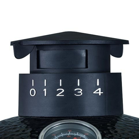 Керамический угольный гриль Fornetto Lento L Black