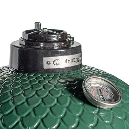 Керамический угольный гриль DinoEgg Classic Green