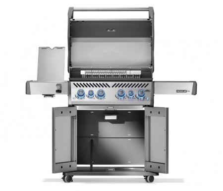 Napoleon Rogue PRO-S 525 газовый гриль-печь тепловой, нержавеющая сталь (с ИК горелкой 3/3 + боковые столики)