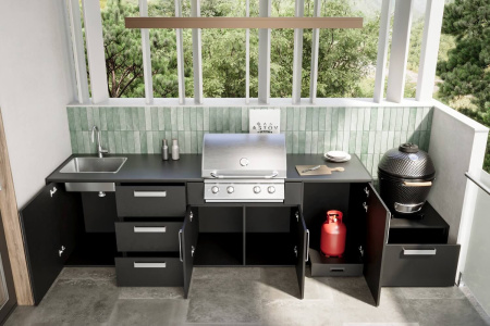 Комплект Astov BBQ Deluxe / АСТОВ БАРБЕКЮ Делюкс №13 (ширина 3560 мм)