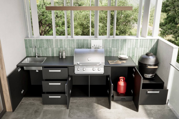 Комплект Astov BBQ Deluxe / АСТОВ БАРБЕКЮ Делюкс №13 (ширина 3560 мм)