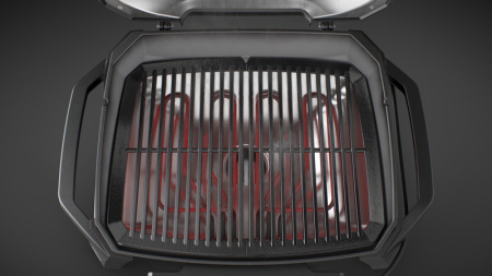 Электрический барбекю Weber Pulse 2000 на подставке - тележке, черный, для кухни