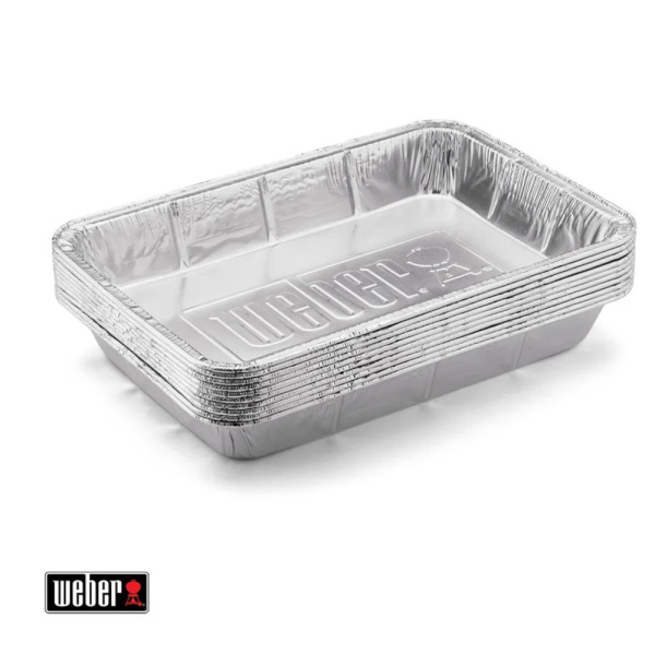 Алюминиевые поддоны для запекания Weber 33 х 23 см 10 шт
