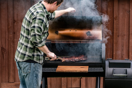 Барбекю для копчения Oklahoma Joe's Highland Offset уголь+пеллеты