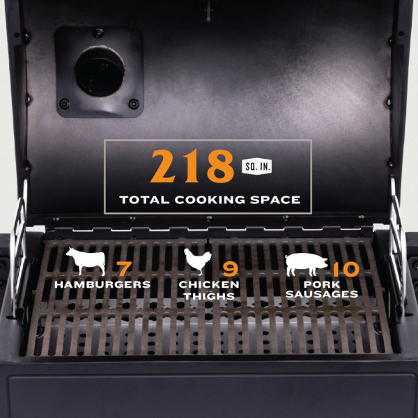 Портативный угольный гриль Oklahoma Joe's Rambler Tabletop, (аксессуары Oklahoma покупаются отдельно)