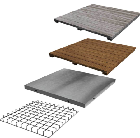 Полка деревянная из лиственницы, для модульной системы