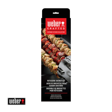 Набор инструментов-шампуров для вертела для жарки и копчения Weber Crafted