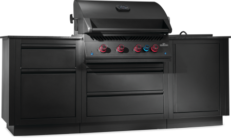 Встраиваемый газовый гриль Napoleon, BIG-32“ (матовый черный)