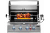 Встраиваемый газовый гриль барбекю Napoleon  BIG-32 с вертелом
