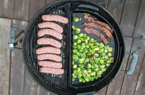 Чугунный поддон Drip ‘N Griddle Cast Iron для корзины SnS 47 см