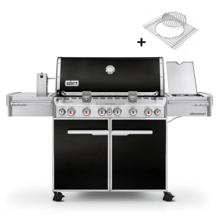 Газовый гриль Weber Summit E-670 GBS, черный