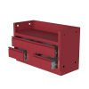 Тумба-основание гриля BIPRO-825 с 2-мя выдвижными ящиками красная Онтарио