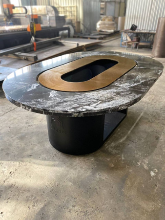 Гриль стол Эверест гранит 2160x760 мм