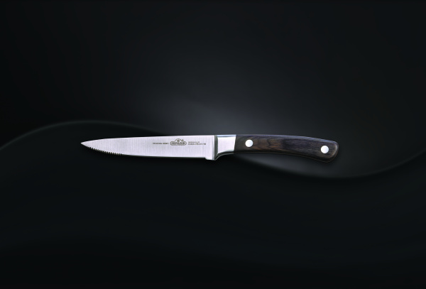 Нож для стейков с деревянной ручкой