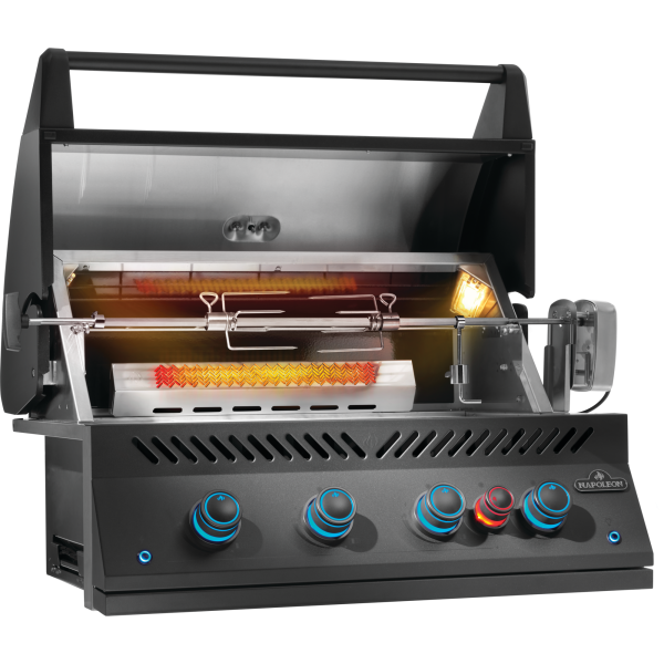 Встраиваемый газовый гриль Napoleon, BIG-32“ (матовый черный)