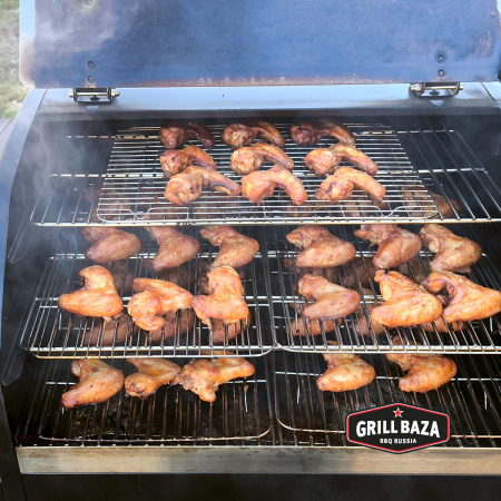 Решётка для мясных чипсов Grillbaza, нержавеющая сталь, аксессуар для печи