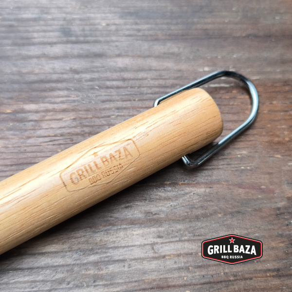 Кисточка для моп-соуса, дерево/хлопок