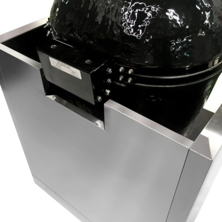 Тумба-основание для овальных керамических грилей металлик Онтарио