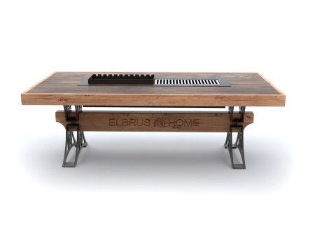 Гриль стол Кавказ дуб