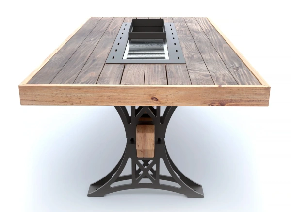 Гриль стол Кавказ дуб 2300 мм