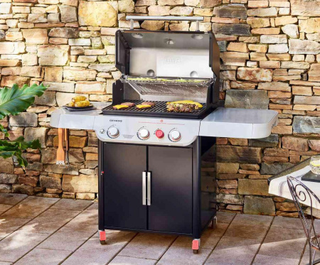 Газовый гриль Weber Genesis E-325S черный