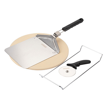Набор для пиццы PRIMELINER (камень, нож, лопатка)