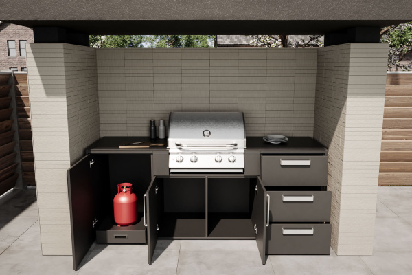 Комплект Astov BBQ Deluxe / АСТОВ БАРБЕКЮ Делюкс №3 (ширина 2240 мм)
