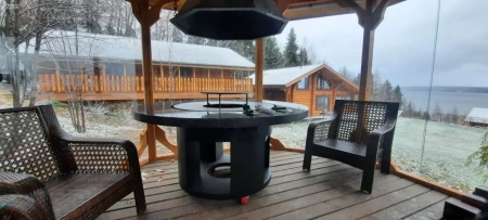 Гриль стол Гималаи натуральный камень 1200 мм