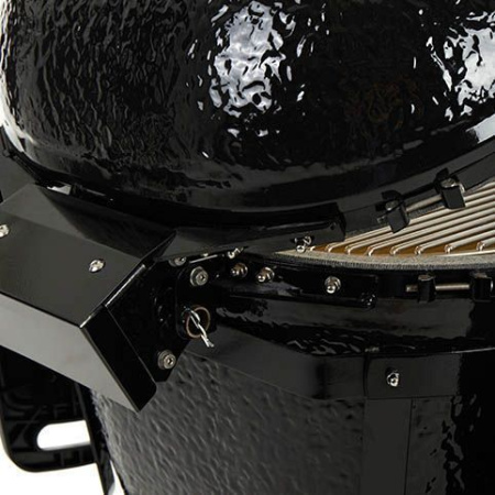 Керамический гриль барбекю Primo Oval 300 Family All in One с подставкой и столиком